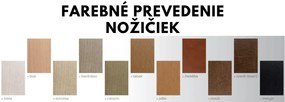 Mrava Čalúnená manželská posteľ LAMDA Rozmer: 200x160, Výška záhlavia: 107 cm