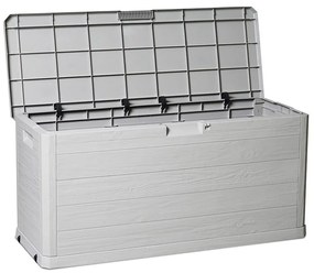 Béžový záhradný úložný box Woodys – Toomax