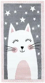 Koberce Breno Kusový koberec Kiddo F0132 pink, ružová,80 x 150 cm