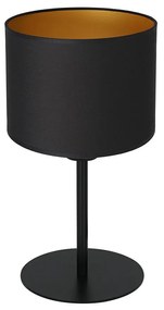 Luminex Stolná lampa ARDEN 1xE27/60W/230V pr. 18 cm čierna/zlatá 3496
