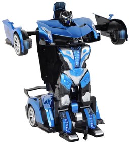 Lean Toys Modrý Transformer na diaľkové ovládanie 1:10