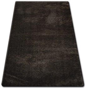 Kusový koberec SHAGGY MICRO hnedý