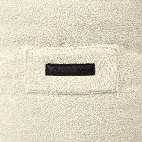 Krémový sedací vak z textílie buklé Snug 130 – SLOWDOWN