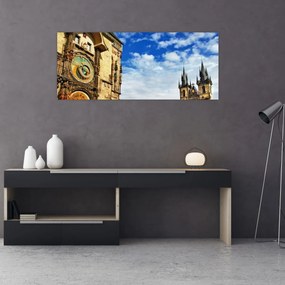 Obraz - Pražský orloj (120x50 cm)