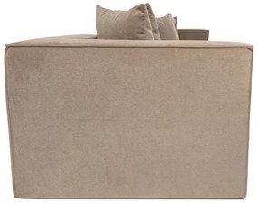 Třímístná pohovka Sora 325 cm cappucino