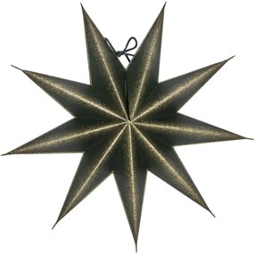 House Doctor Papierová hviezda 9 Point Green Champagne Ø 30 cm