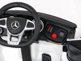 Ramiz Elektrické autíčko Mercedes Benz GLC63S SUV pre deti biele + diaľkové ovládanie + pohon 4x4