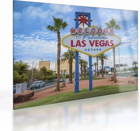 Sklenený obraz - Las Vegas (70x50 cm)