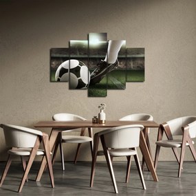 Obraz - Futbalová lopta (150x105 cm)