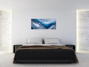 Obraz - Abstrakcia oceánu (120x50 cm)