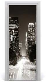 Fototapeta samolepiace na dvere Los Angeles noc 95x205 cm