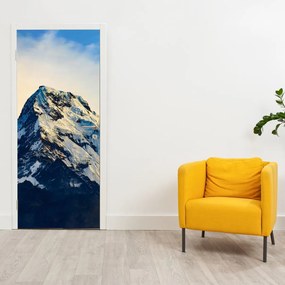 Fototapeta na dvere - Zasnežené hory (95x205cm)