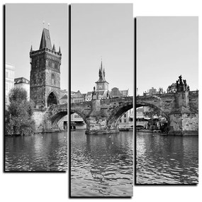 Obraz na plátne - Karlov most v Prahe - štvorec 3259QD (105x105 cm)