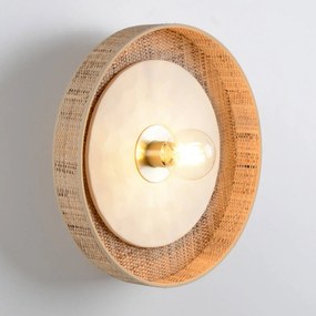 MARKET SET Portinatx nástenné svetlo biela Ø 40 cm
