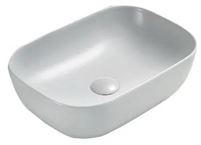Mexen Rita, umývadlo na dosku 45 x 32 cm, platinová matná, 21084563