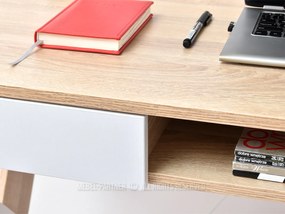 PC stolík Hilly (dub). Akcia -30%. Vlastná spoľahlivá doprava až k Vám domov. 1109763