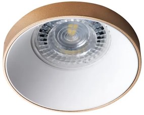 KANLUX MEUTO DSO zapustené stropné reflektory, 75 mm, okrúhle, zlatobiele