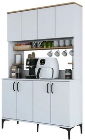 Jevy Walnut a biela skriňa