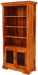 furniture-nabytek.cz - Knižnica na knihy 100x45x200 z masívu palisander