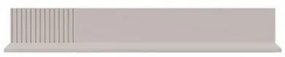 Nástenná polica ARUBA 20x120 cm béžová