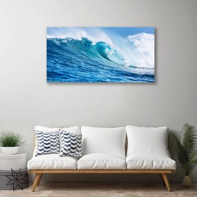 Obraz Canvas Vlny more nebo mraky 140x70 cm