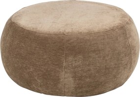 Taupe guľatá podnožka Luxury - Elegancia a pohodlie pre váš domov – 79*79*38 cm