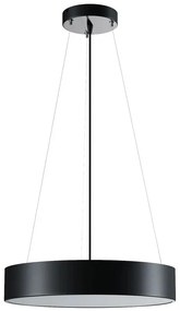 TEMAR Závesné moderné osvetlenie na lanku CLEO, 3xE27, 40W, okrúhle, čierne