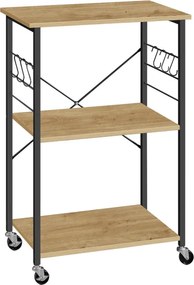 Pojazdný regál KKS060B88 dub artisan