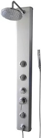 Sprchový panel Multi na stenu aj do rohu s pákovou batériou chróm BASICSHOWER, 1 ks