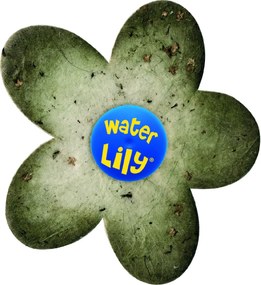 Absorpční houbička na mastnoty Water Lily (1 balení = 6ks)