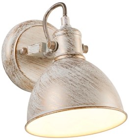 Brilagi - Nástenné bodové svietidlo TECHNO 1xE27/60W/230V krémová/patina