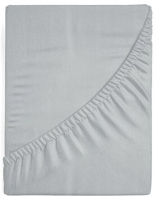 PRZEŚCIERADŁO JERSEY3 140X200 CM, WYS.30 CM JASNOSZARY