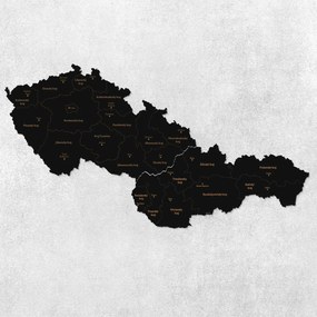 DUBLEZ | Nástenné mapy krajov - Česko a Slovensko