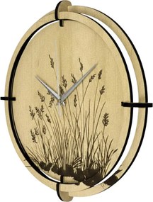 Drevené nástenné hodiny javor – tichý chod, prírodný dizajn | SENTOP HDF0587-MAPLE