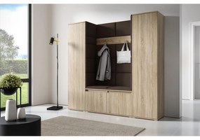 Predsieňová stena AMI 31 Bez zrkadla Dub sonoma Tmavo hnedá