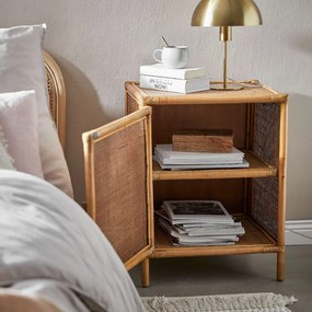 Butlers BOHO LOUNGE Ratanový nočný stolík/skrinka