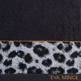 BAVLNENÝ UTERÁK EVA MINGE22 SADA 3KS 70X140 CM ČIERNA