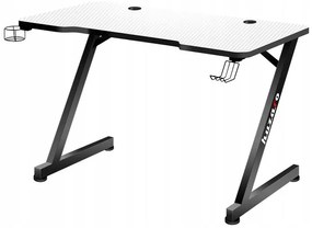 Moderný herný stôl v elegantnej bielej farbe