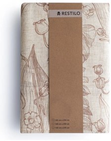 Béžový/svetlohnedý záves 135x250 cm Selvetia – Restilo