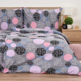 4Home Krepové obliečky Pink illusion, 140 x 200 cm, 70 x 90 cm, 140 x 200 cm, 70 x 90 cm