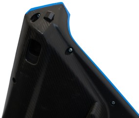 Autíčko Lamborghini Aventador SV na batérie pre 2 deti Modré + 2,4 GHz diaľkové ovládanie + EVA pena + audio LED