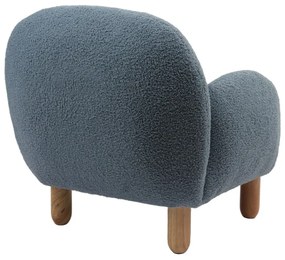 Modré detské kresielko z textílie buklé Rocky – Vipack