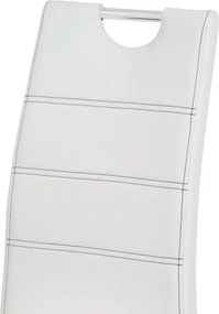 Jedálenská stolička biela HC-484 WT