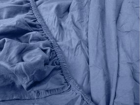 Jersey plachta s lycrou modrá 90 x 200 cm