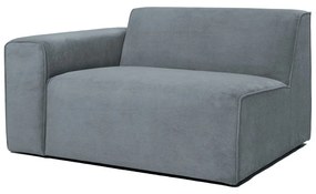 Sivý menčestrový modul pohovky (ľavý roh) Sting – Scandic