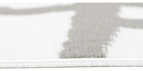 Kusový koberec PP Kiara biely 180x250cm