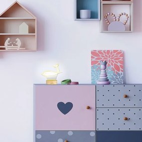 Rabalux 76002 - LED Detská stolná lampička AKALI LED/2W/5V 3000K delfín buk