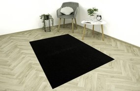 Koberec Harrow-Flash 78 čierny s trblietkami