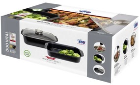 Elo 89940 Pekáč so sklenenou pokrievkou a aróma úchytom Duo Vital 40 x 26 cm