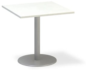 Konferenčný stôl ProOffice 80 x 80 x 74,2 cm, biela